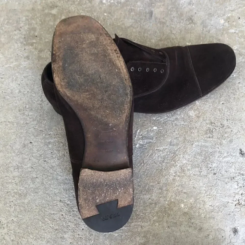 Prada Suede Oxfords